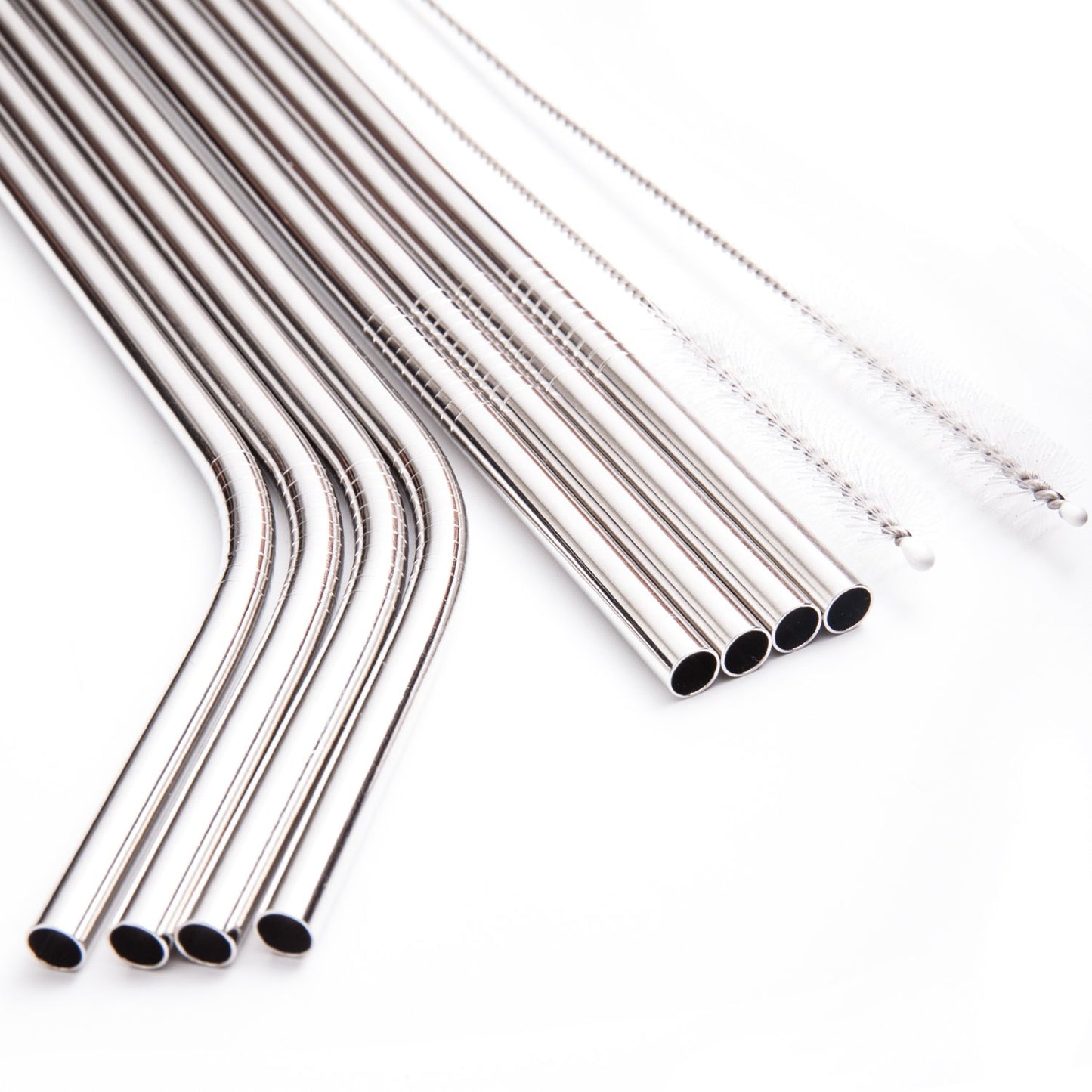 Reusable Stainless Steel Drinking Straws 8Pcs