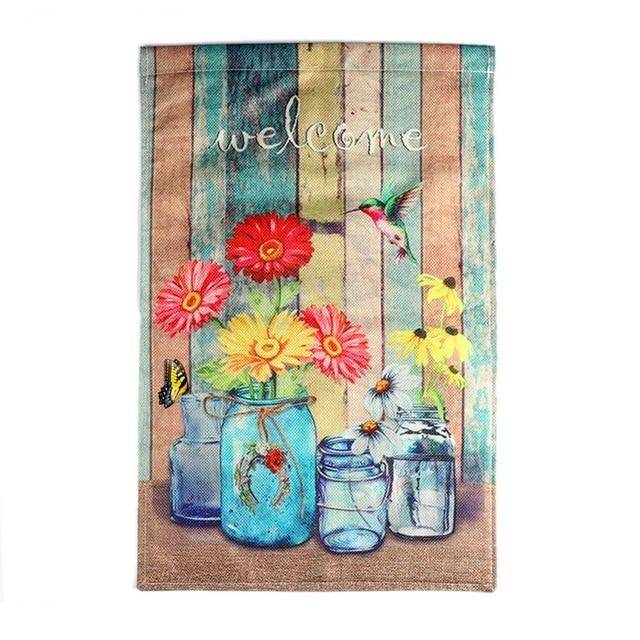 30x45cm Welcome Fall Flags