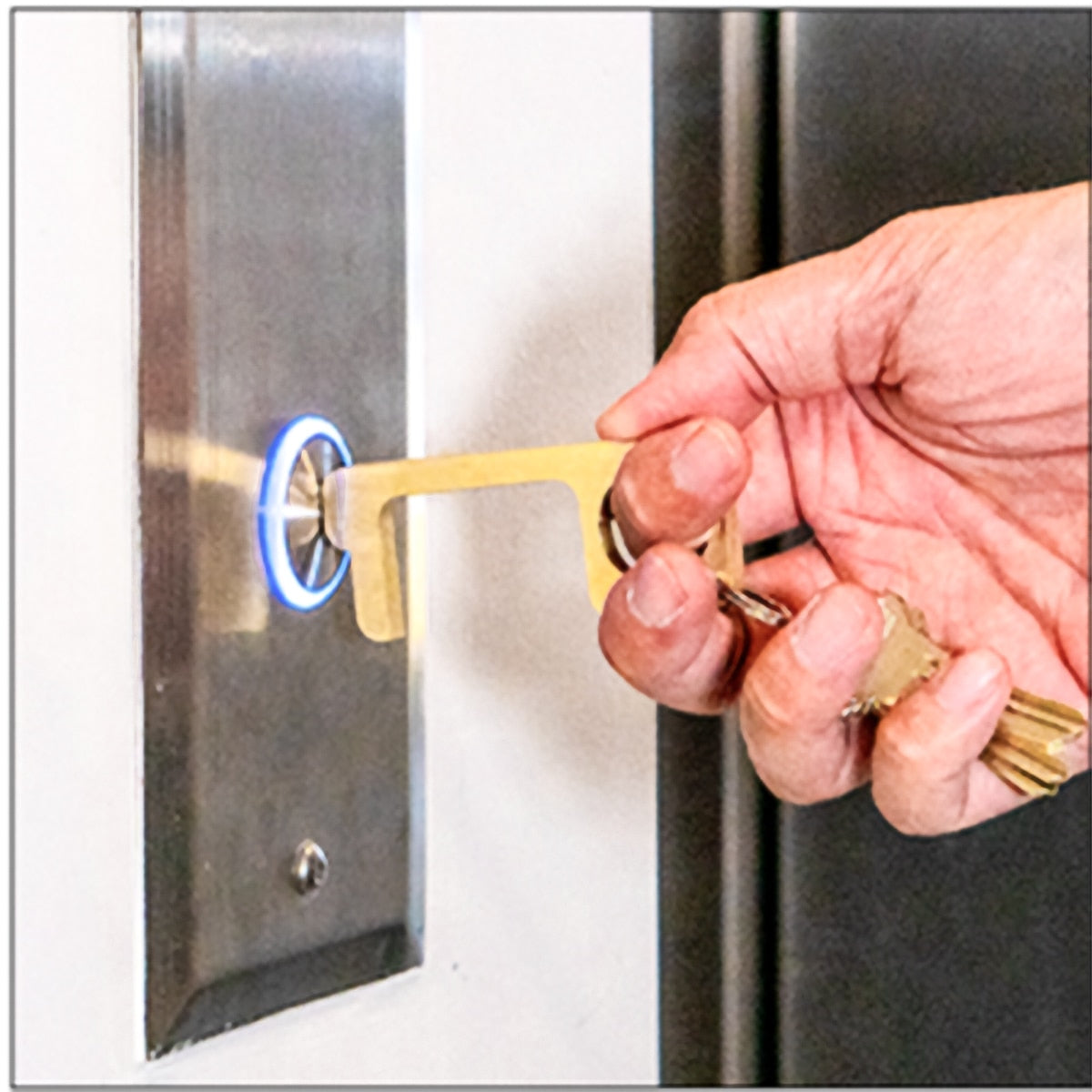 Antimicrobial No Touch Tool