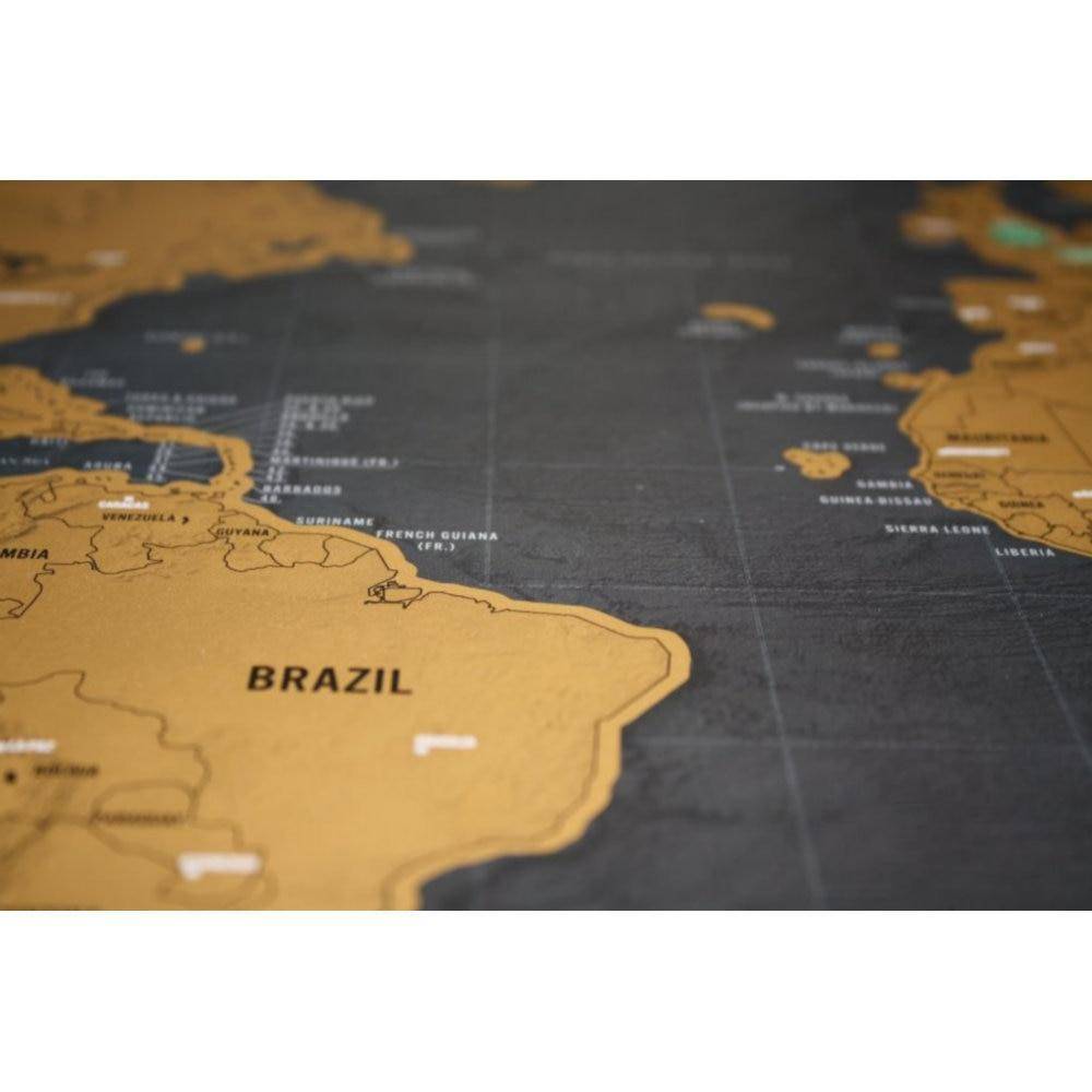 Deluxe World Travel Map