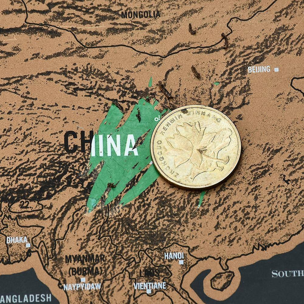 Deluxe World Travel Map