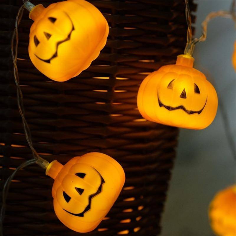 10 LED Pumpkin Lights