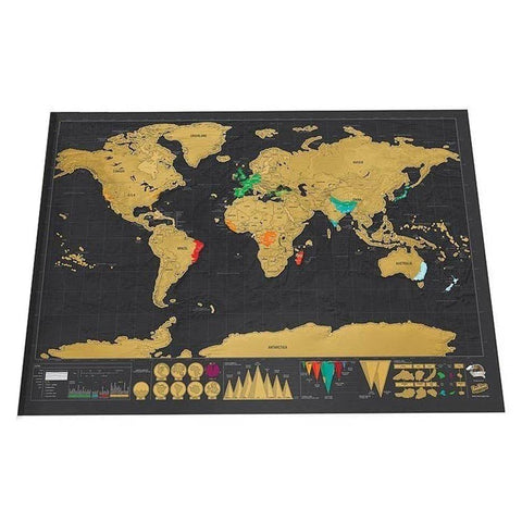 Deluxe World Travel Map